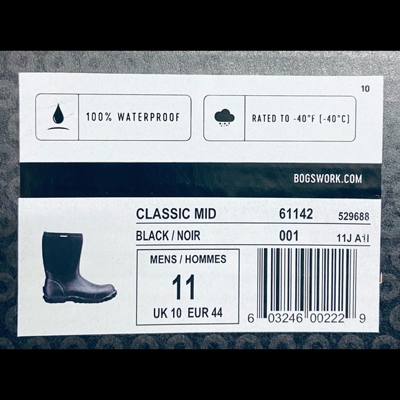 Mens Bogs Classic Waterproof boots - Picture 3 of 5
